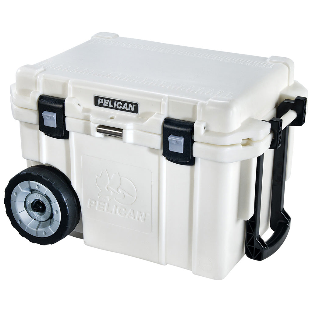 Pelican Elite Wheeled Cooler White 45 Qt. - Outdoor Solutions And Services