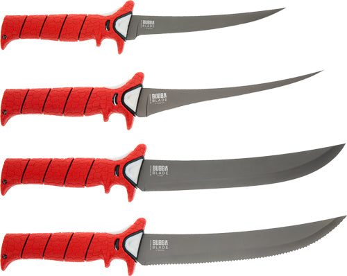 Bubba Blade Multi-flex Intchbl - Set 4 Full Tang Blades W-case - Outdoor Solutions And Services