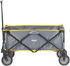 Coleman Folding Camp Wagon W- - Wheels Gray-black-yellow Trim - Outdoor Solutions And Services