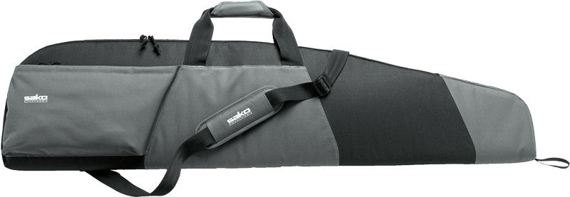 Sako Logo Soft Gun Case 48" - Scoped Rifle Gray-black - Outdoor Solutions And Services