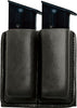 Tagua Double Mag Pouch Owb - Leather Most 9mm Black Ambi - Outdoor Solutions And Services