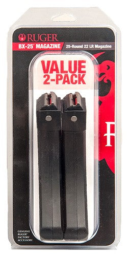 Ruger Magazine 10-22 .22lr - 25-rounds Polymer 2-pack - Outdoor Solutions And Services
