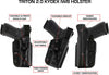 Galco Triton Iwb Holster Rh - Kydex Glock 262733 Black - Outdoor Solutions And Services