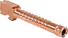 Zev Optimized Match Barrel G17 - Gen 1-4 1-2x28 Threaded Bronze - Outdoor Solutions And Services