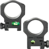 Accu-tac 30mm Scope Rings - Steel Flat Black - Outdoor Solutions And Services