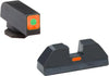 Ameriglo Cap Sight Set Green- - Green W-orange Line Glck 42-43 - Outdoor Solutions And Services