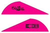 Bohning Blazer Vanes - 2" Solid Hot Pink 100pk - Outdoor Solutions And Services