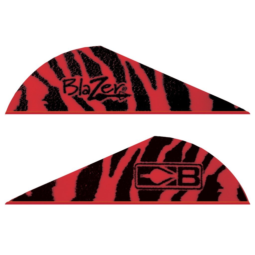 Bohning Blazer Vanes Red Tiger 100 Pk. - Outdoor Solutions And Services