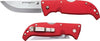 Cold Steel Finn Wolf 3.5" Red - Clip Folder W-tri-ad Lock - Outdoor Solutions And Services