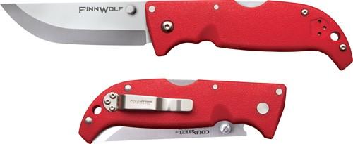 Cold Steel Finn Wolf 3.5" Red - Clip Folder W-tri-ad Lock - Outdoor Solutions And Services