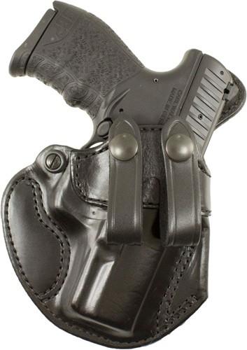 Desantis Cozy Partner Holster - Iwb Rh Leather Glock 2627 Blk - Outdoor Solutions And Services