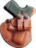Desantis Cozy Partner Holster - Iwb Rh Leather Glock 2627 Tan - Outdoor Solutions And Services