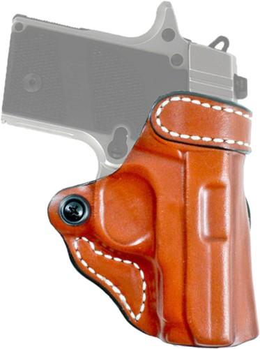 Desantis Criss-cross Holster - Owb Rh Leather Sig P238 Tan - Outdoor Solutions And Services