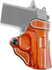 Desantis Criss-cross Holster - Owb Rh Leather Sig P938 Tan - Outdoor Solutions And Services