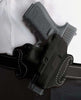 Desantis Mini Slide Holster - Owb Lh Leather S-a Hellcat Blk - Outdoor Solutions And Services