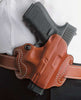 Desantis Mini Slide Holster - Owb Rh Leather Fn 503 Tan - Outdoor Solutions And Services