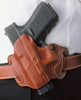 Desantis Mini Slide Holster - Owb Rh Leather M&p 9-40 Tan - Outdoor Solutions And Services