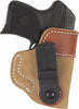Desantis Soft Tuck Holster Iwb - Rh Leather Glk 172220 Natrl - Outdoor Solutions And Services