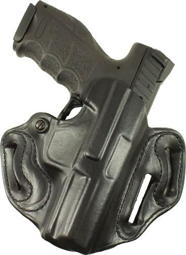 Desantis Speed Scabbard Holstr - Rh Owb Leather Shield 9-40 Blk - Outdoor Solutions And Services
