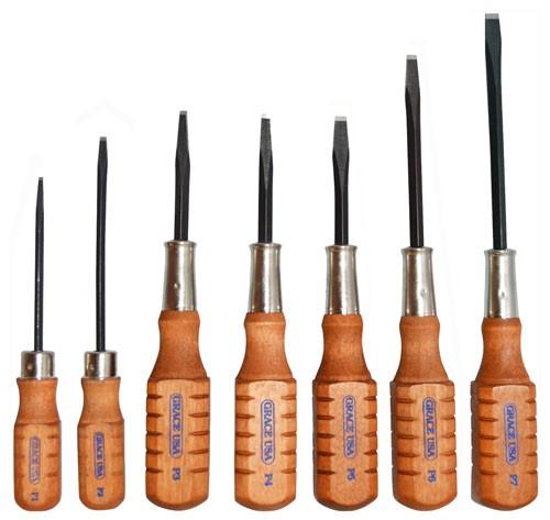 Grace Usa Screwdriver Set - Pistolsmith Gun Care Set Of 7 - Outdoor Solutions And Services
