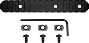 Grovtec Rail Section M-lok - 6" 15 Slot Aluminum Black - Outdoor Solutions And Services