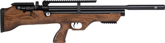 Hatsan Flashpup .25 Pcp 900 - Fps Walnut-blued W- 2 Mags - Outdoor Solutions And Services