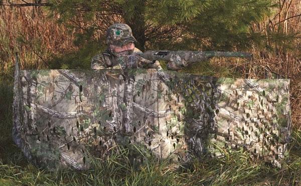 Hs Portable Ground Blind - Collapsible Rt-edge 27"x12' - Outdoor Solutions And Services