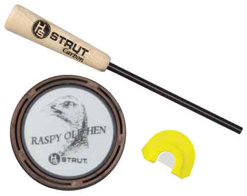 Hs Strut Turkey Call Pot Style - Raspy Old Hen Glass - Outdoor Solutions And Services