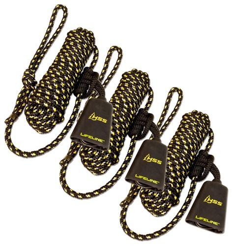 Hss Lifeline 30' W-single - Carabiner 3pk - Outdoor Solutions And Services