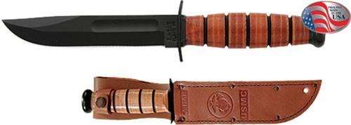 Ka-bar Fighting-utility Knife - 5.25" Short W-lthr Shth Usmc - Outdoor Solutions And Services