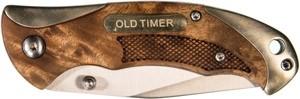 Old Timer Knife Ironwood Sprng - Asst 3" Bld W-nickle-slvr Caps - Outdoor Solutions And Services