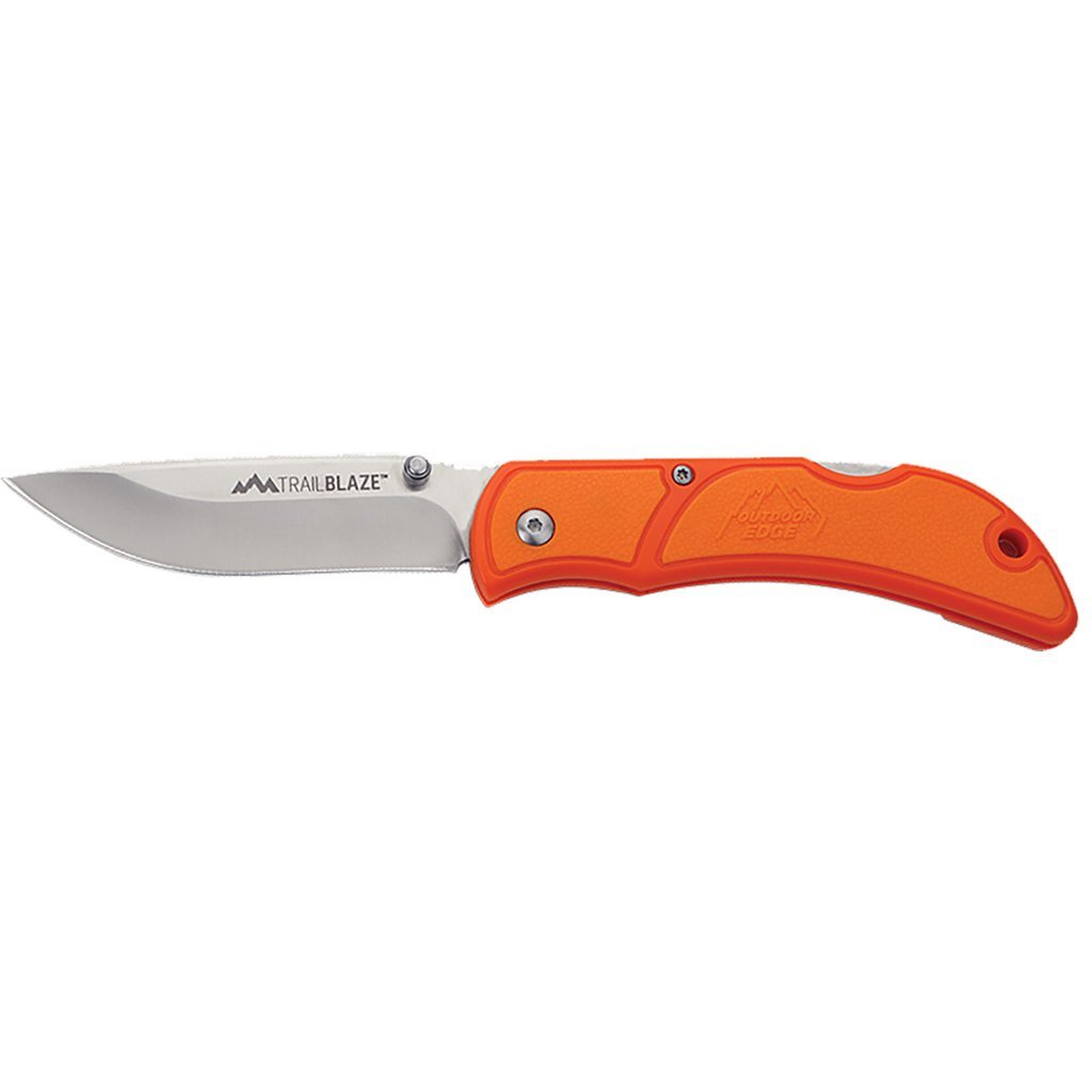 Outdoor Edge Trailblaze Knife 3.3 In. Orange - Outdoor Solutions And Services