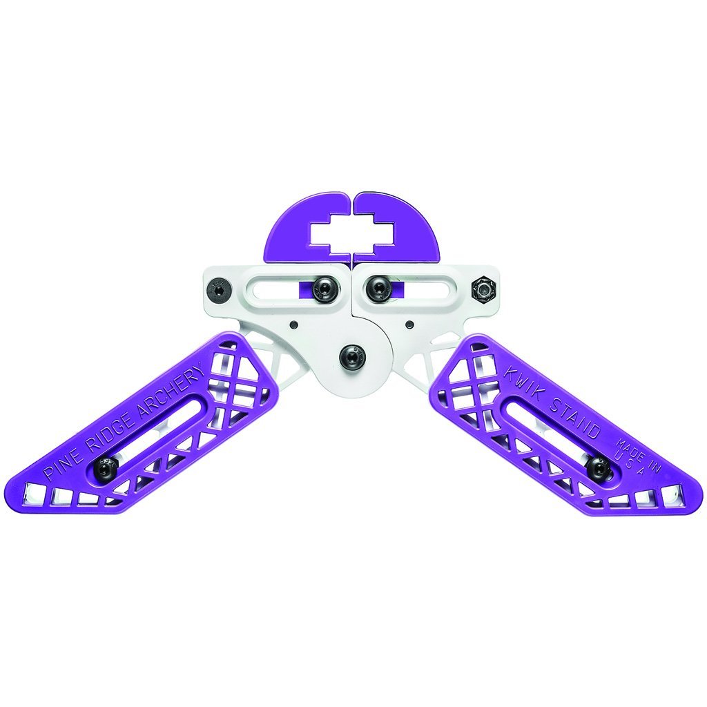 Pine Ridge Kwik Stand Bow Support White-purple - Outdoor Solutions And Services