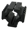 Tacstar Rail Mount For 12ga. - Shotgun Tube 1.8" Long Black - Outdoor Solutions And Services