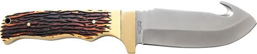 Uncle Henry Knife Gut Hook - 4.3" Blade W-leather Sheath - Outdoor Solutions And Services
